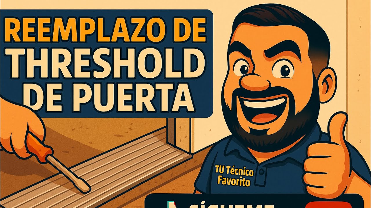 Como remplazar threshold (umbral de puerta) fácil y rápido! Sígueme para mas videos y enseñanzas! 