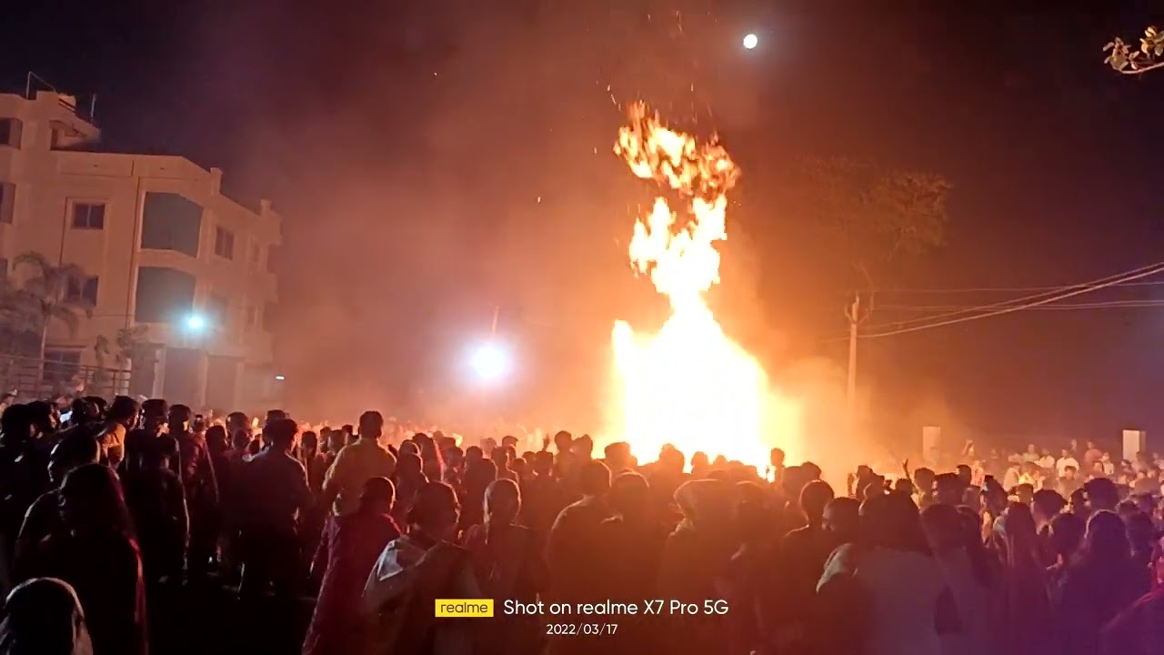 Holika Dahan bill goan Vadodara Gujarat