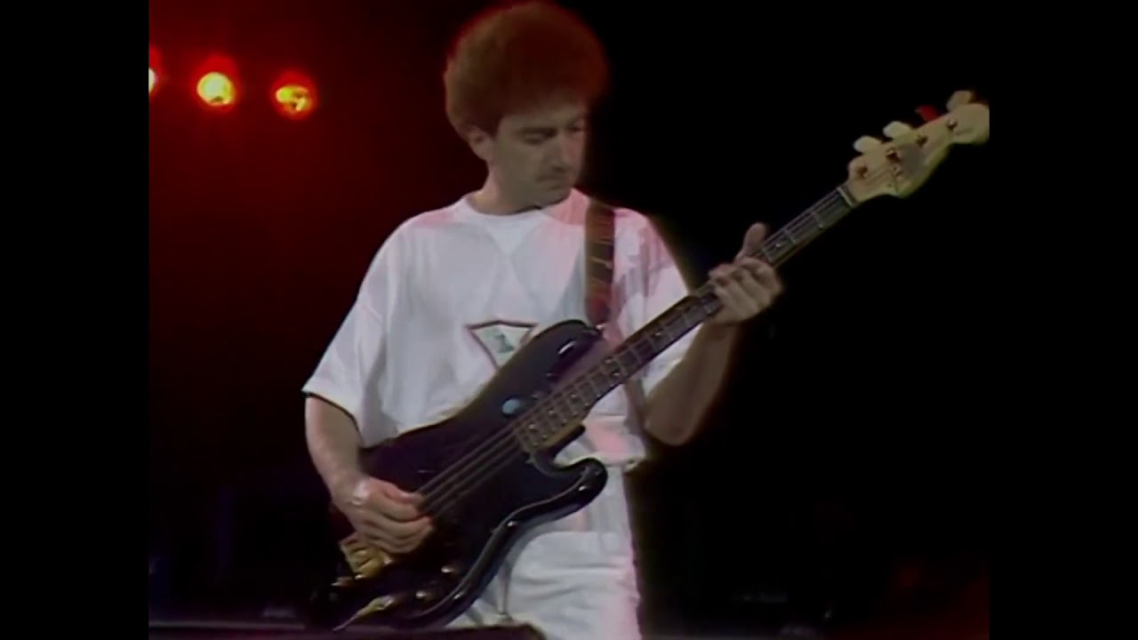Under Pressure John Deacon Cam Live At Wembley &lsquo;86 HD Rare