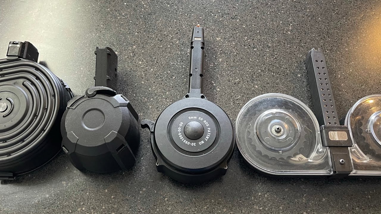 The most reliable/least reliable Drum Magazines AR,AK and Glock