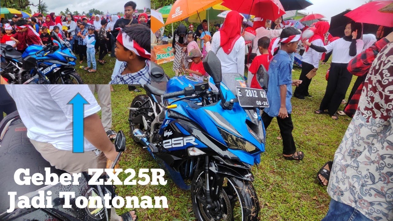 ZX25R PURE SOUND‼️RAYAKAN HUT RI KE 78🇮🇩 | Reza Motovlog (3)