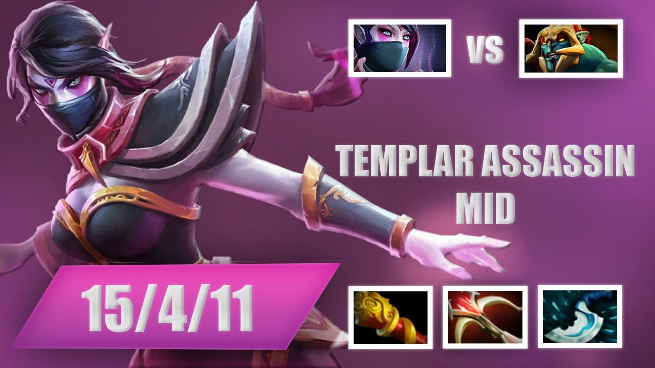 Templar assassin VS Huskar counter picked mid