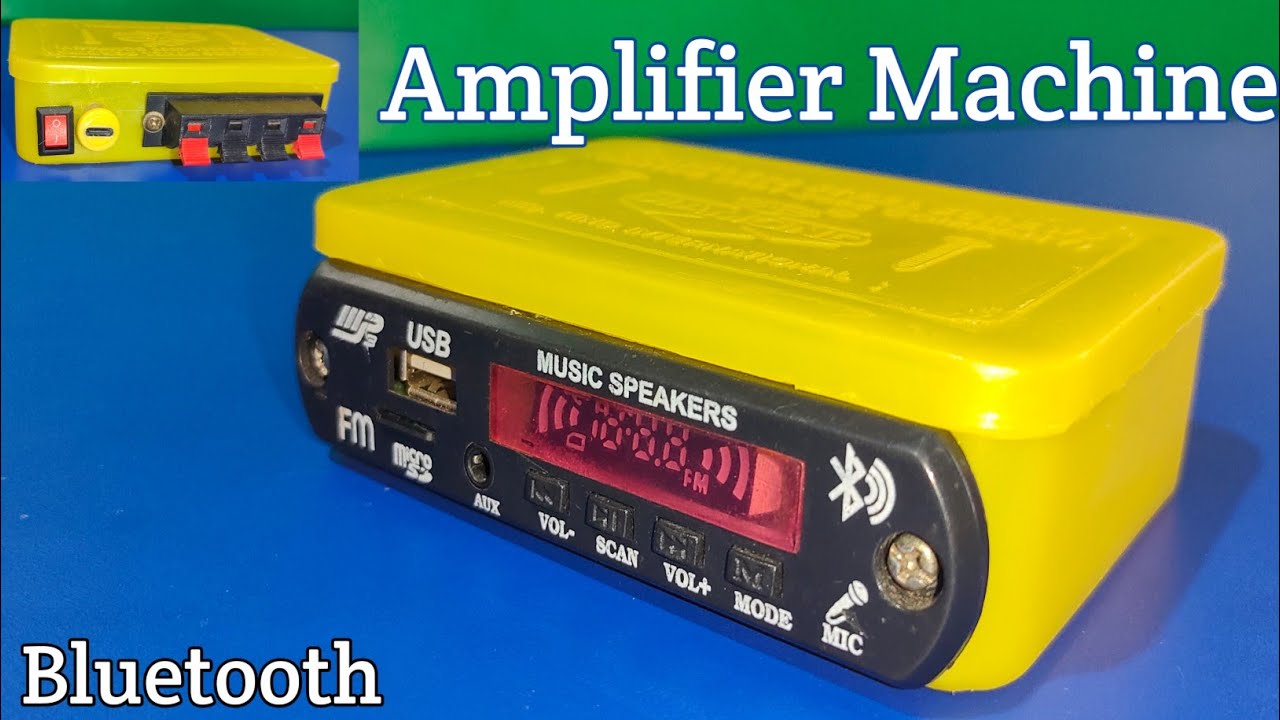 How to make amplifier at home | how to make speaker amplifier