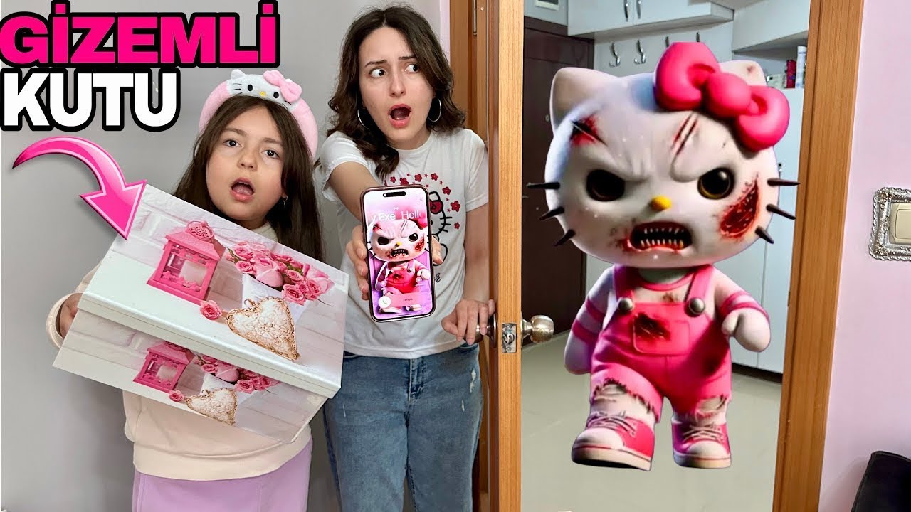 ZEYNEP VE HİRANUR HELLO KİTTY EXE GİZEMLİ KUTU GÖNDERDİ PEŞİMİZDE‼️