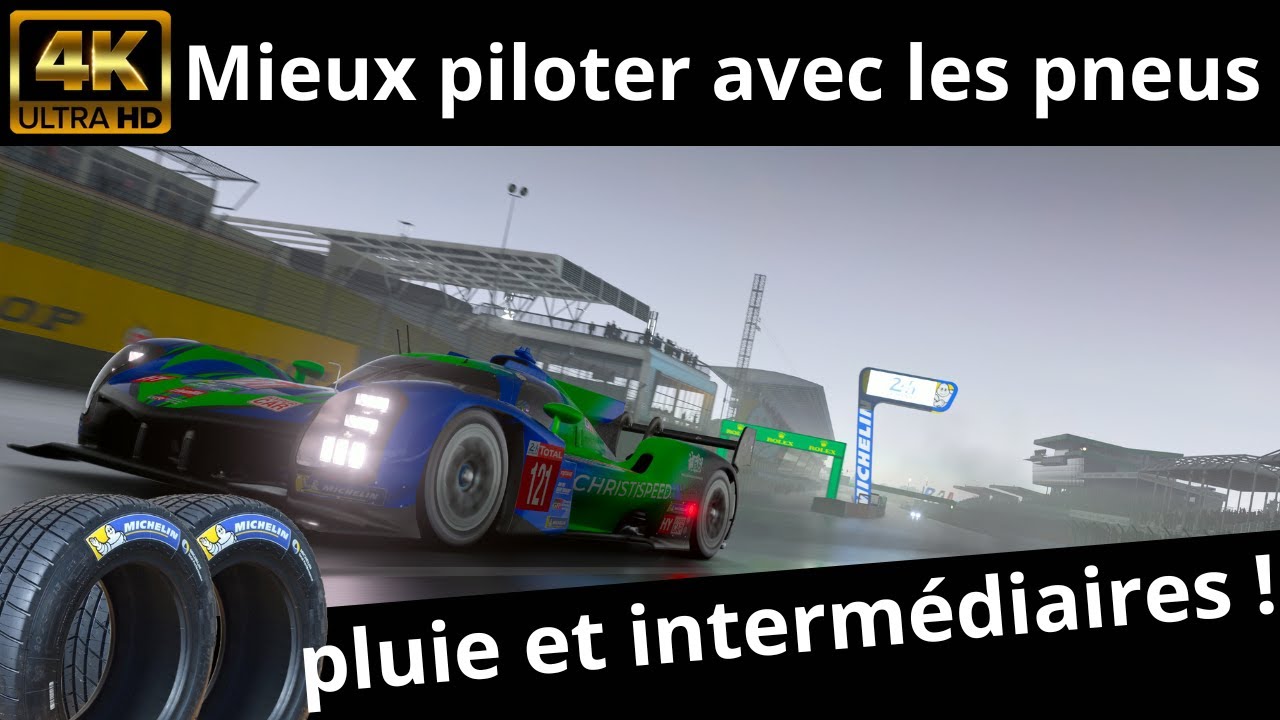 Gran Turismo 7 - Comment mieux piloter avec pneus pluie et interm&eacute;diaires !