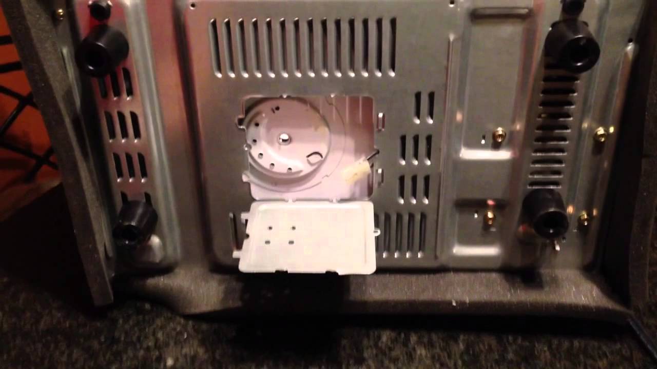 Replacing the Turntable Motor on a Microwave Oven
