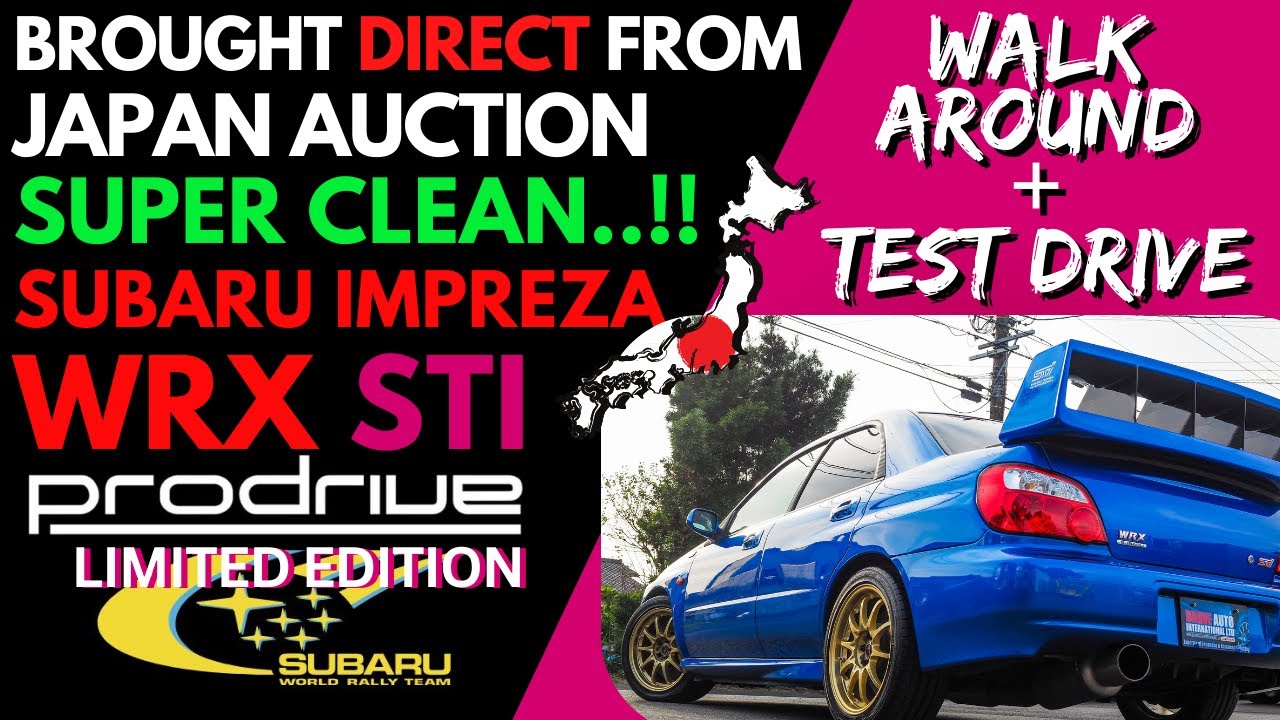 2002 Subaru WRX STi GDB Prodrive Edition | Редкая легенда JDM | Прогулка и тест-драйв