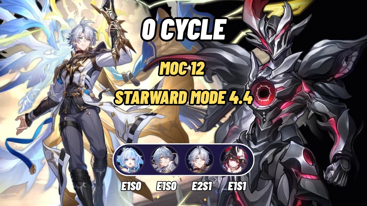 Phainon 0 Cycle Harbinger of Death: Swarm Nightmare | MoC 12 Starward Mode 4.4 | Honkai: Star Rail