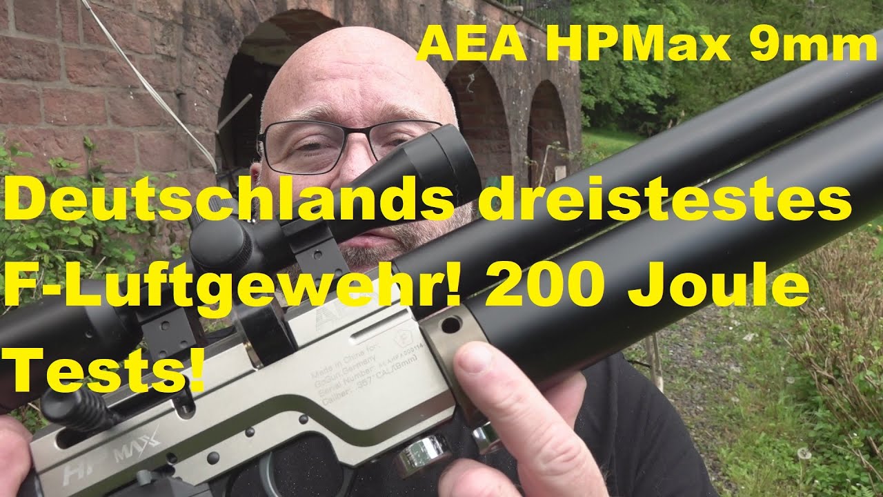Betonplatten zertöppern - mit dem Luftgewehr? Echt jetzt?
