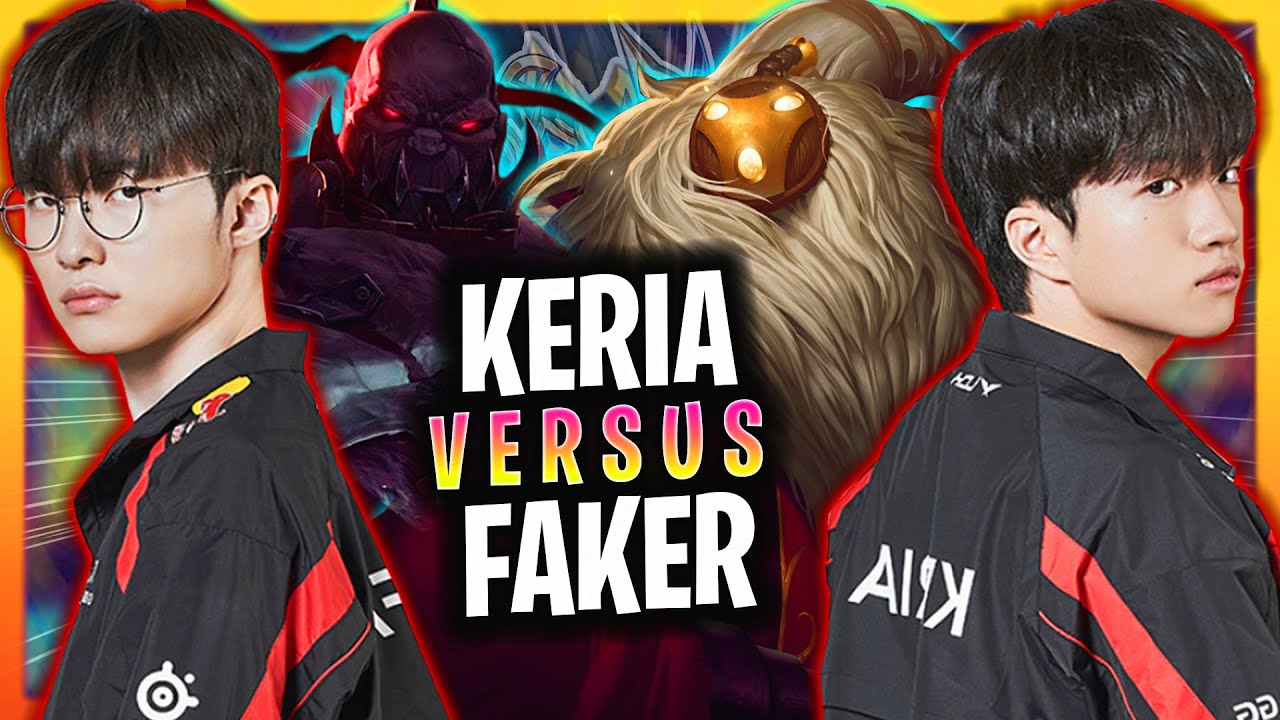 T1 KERIA IS A GOD WITH BARD VS T1 FAKER! | T1 Keria Plays Bard Support vs T1 Faker Sion! |