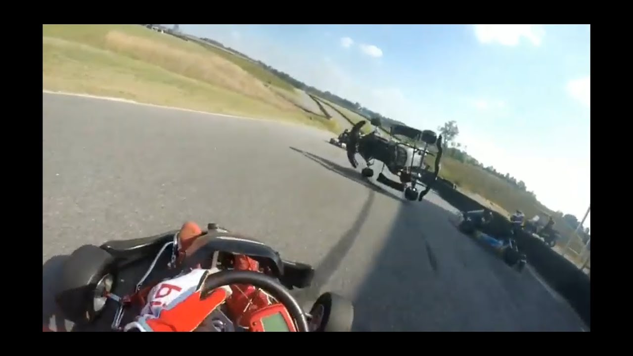 Atlanta Motorsports Park - Kart  LO206-2018 CHAMPIONSHIP  CRASHES AND PASSES.