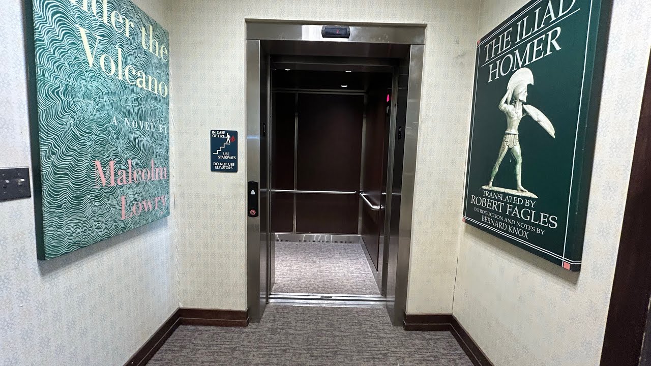 Epic Motor! Schindler HT 330A Hydraulic Elevator at Barnes & Noble - Ann Arbor, MI
