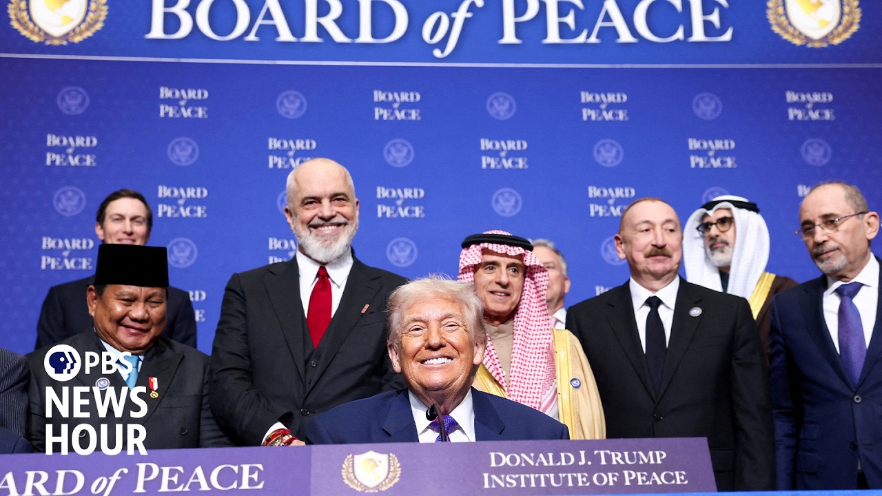 Trump says U.S. will give $10 billion to Board of Peace promising to rebuild Gaza
