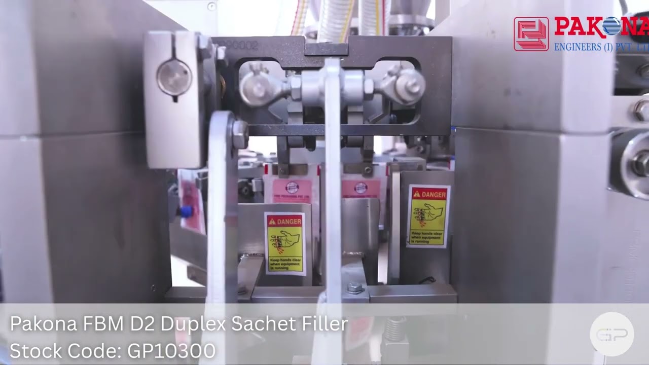 Pakona FBM D2 Duplex Sachet Filler — High-Speed Powder Sachet Packaging