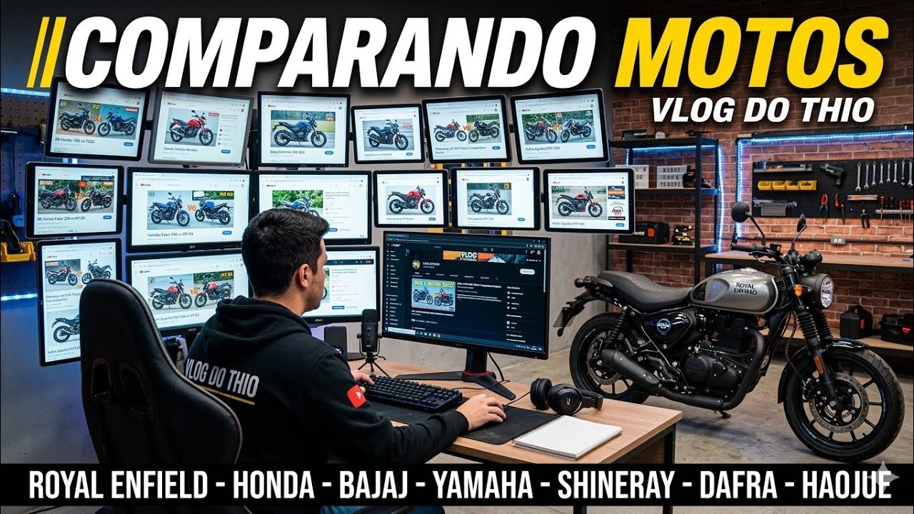 Qual moto até 20 mil? Royal Enfield - Honda - Shineray - Haojue - BAJAJ - Yamaha - Dafra