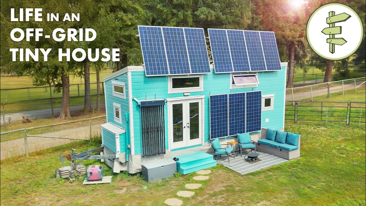 10 Years Living Off-Grid in a Tiny House with Clever Systems & Design Features &ndash; FULL TOUR