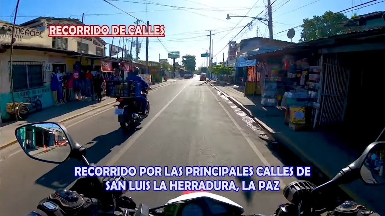 Municipio San Luis La Herradura, Calle Principal en La Paz, El SALVADOR