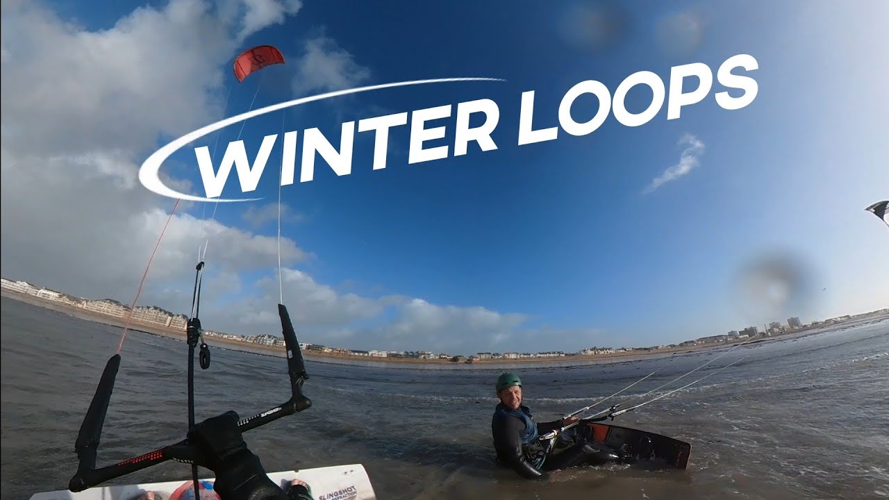Winter sessions #kiteloop with some sun
