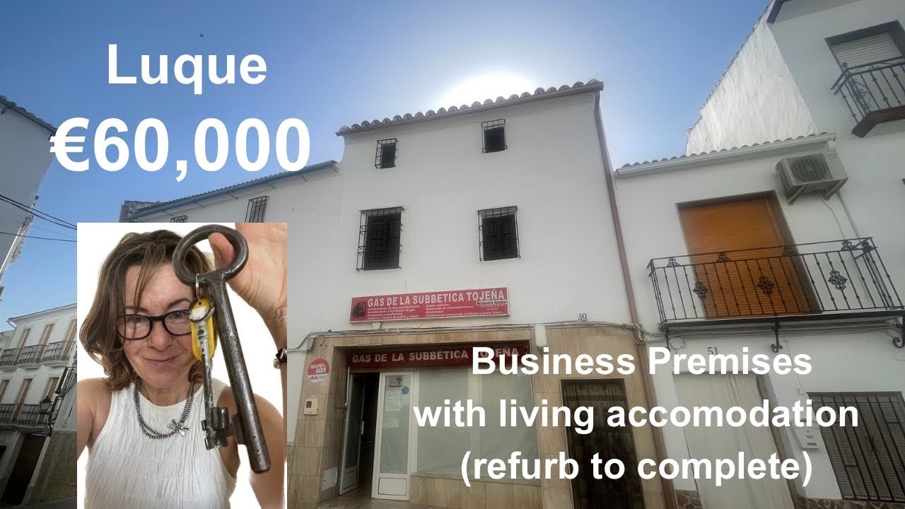 Andalucia BUSINESS and Living Accomodation 60,000 euros LUQUE