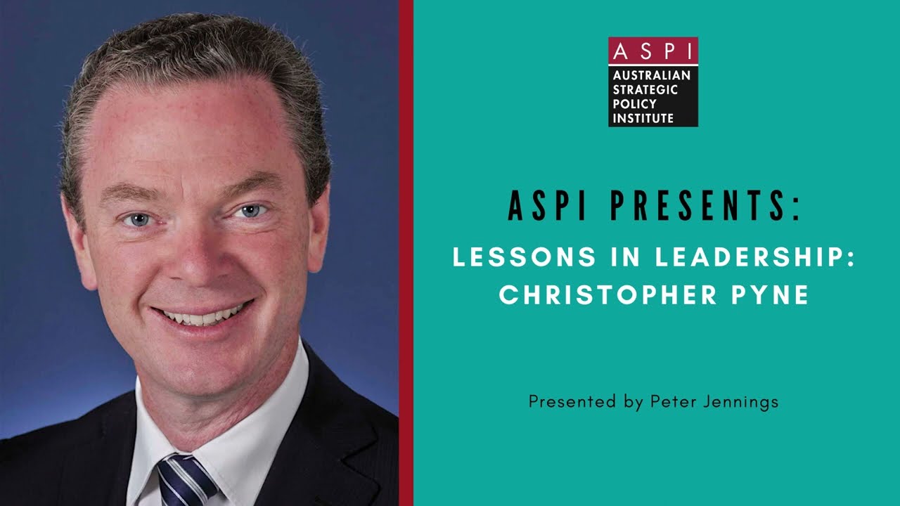 Lessons in Leadership: Chris Pyne