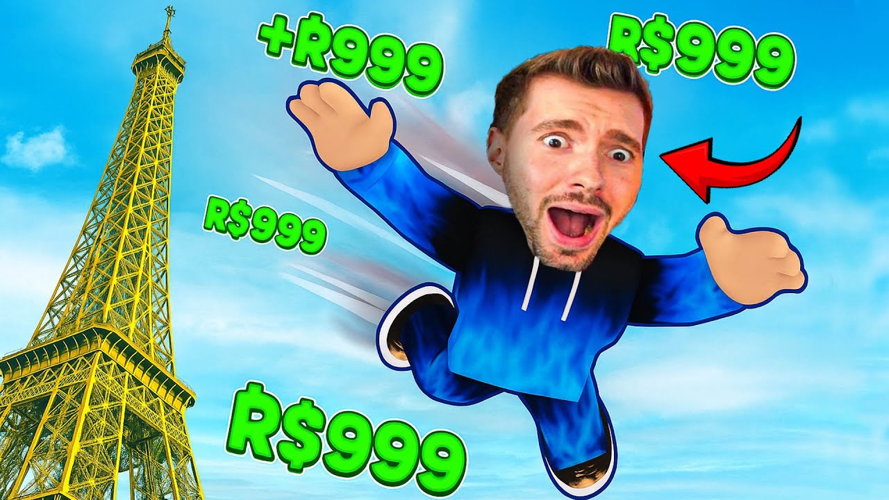 Трачу $99,9999999 на САМОЕ ВЫСОКОЕ ЗДАНИЕ в ROBLOX! – Climb And Jump Tower