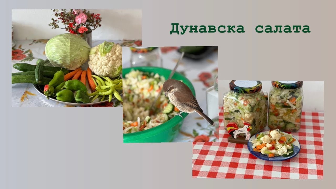 Дунавска салата -бърза туршия - Dunavska salat