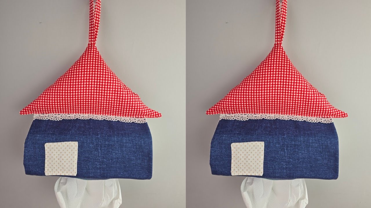 Wait… This Is a Tissue Holder?! I Made a Tiny House From Fabric! 