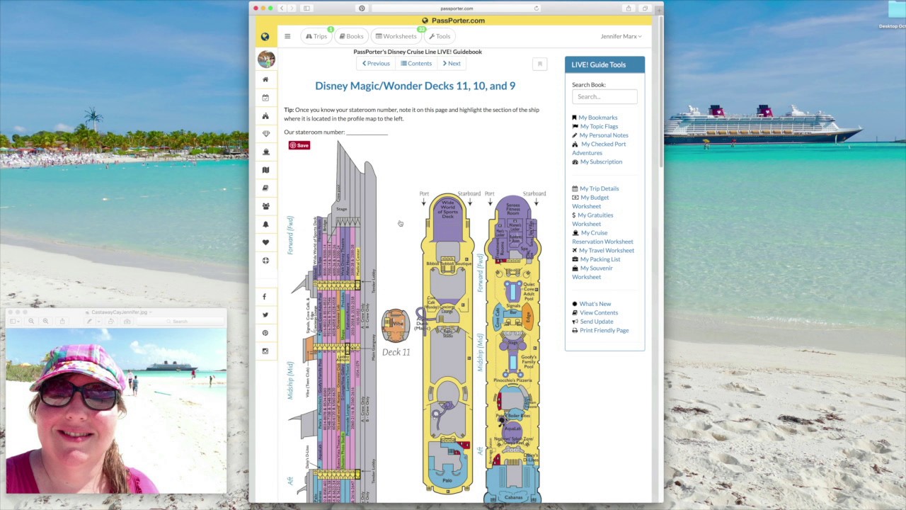 PassPorter's Disney Cruise LIVE! Guide Tour (Part 1)