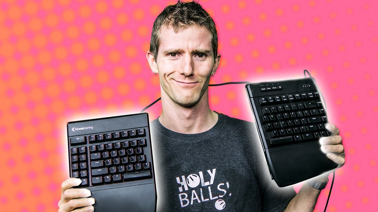 Игровая клавиатура, которая РАЗДЕЛЕНА ПОПОЛАМ? &mdash; Kinesis Freestyle Edge