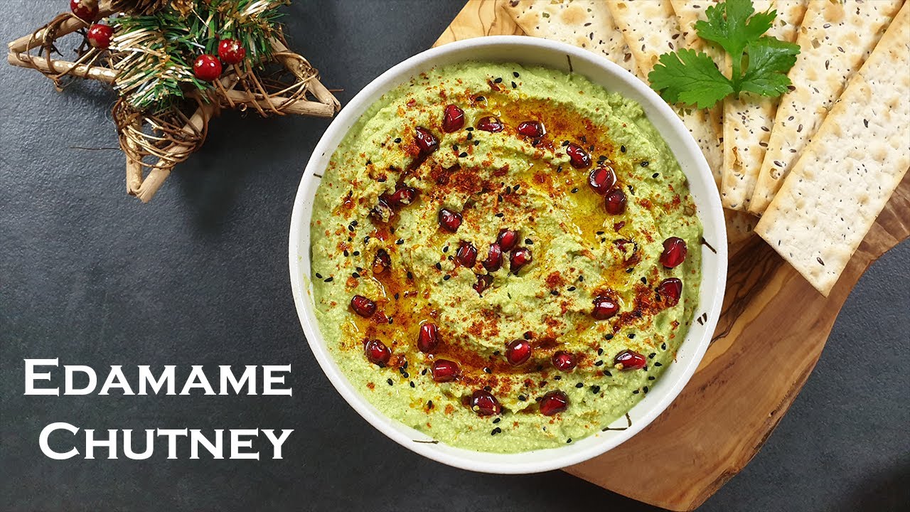 Edamame Chutney | No coconut chutney | ChutneyPedia | How to make chatni |Vegan|  |Chutney recipe