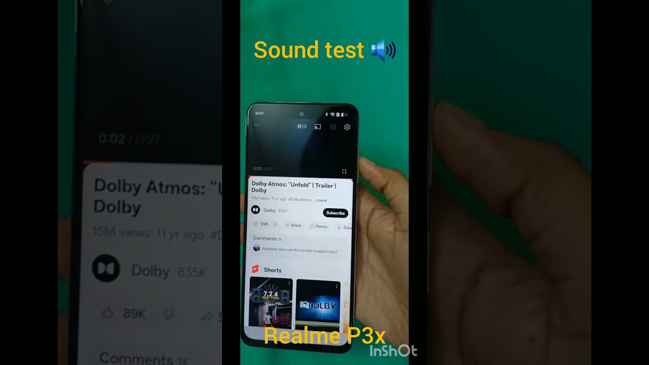Realme P3x phone sound test 