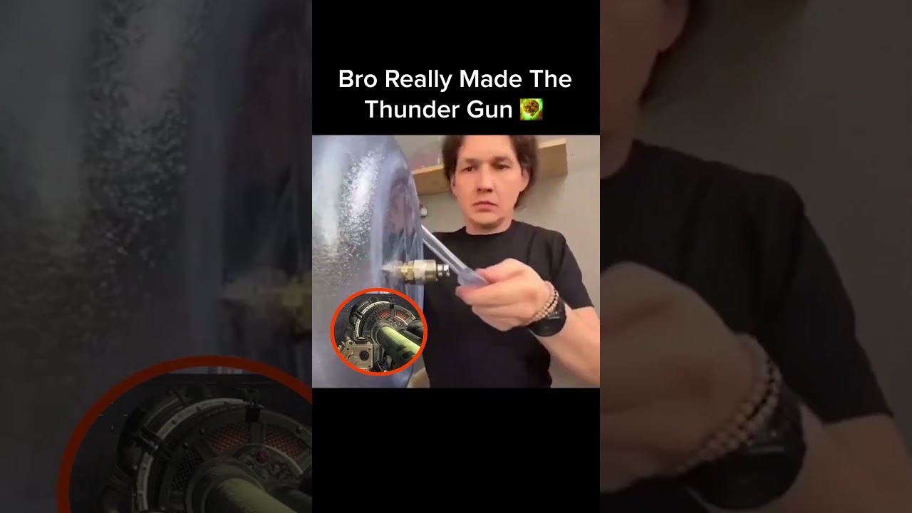 Bro Made A Thunder Gun 💀