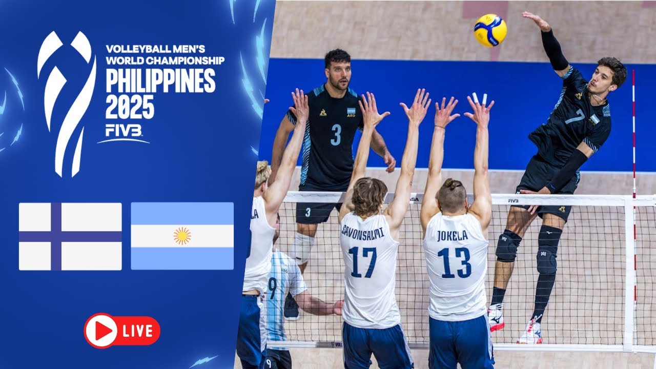 Finland 🇫🇮vs🇦🇷 Argentina | FIVB Men’s World Championship 2025 | Quezon City, Philippines