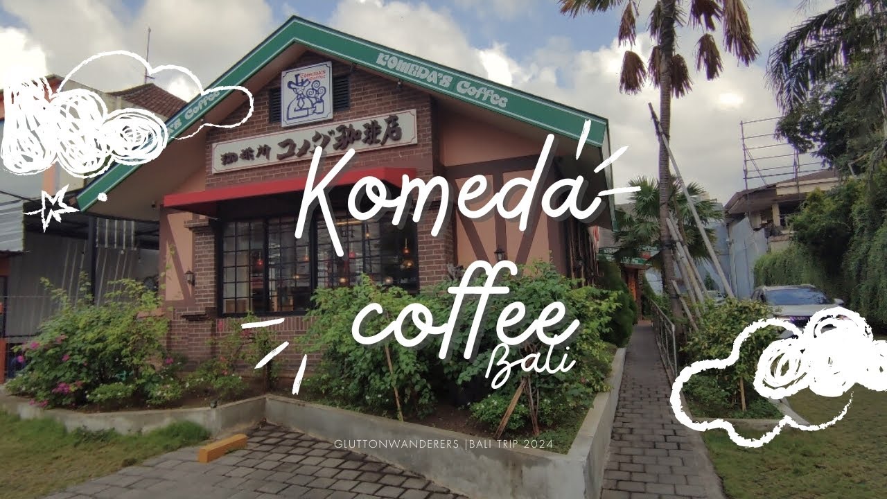 Komeda Coffee, japanese cafe in Bali!!
