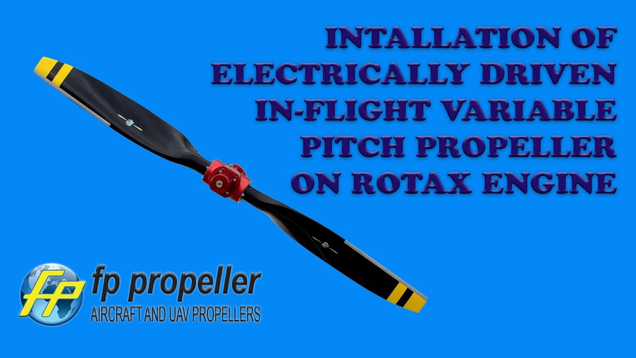 Installation of electrically driven propeller on Rotax engine