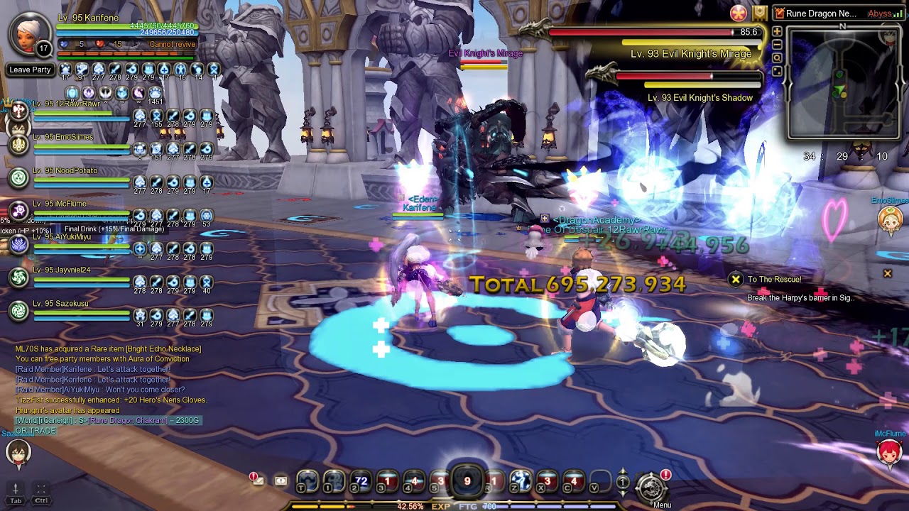 Dragon Nest SEA Dark Summoner Rune Dragon Nest Hardcore (pre-boost)