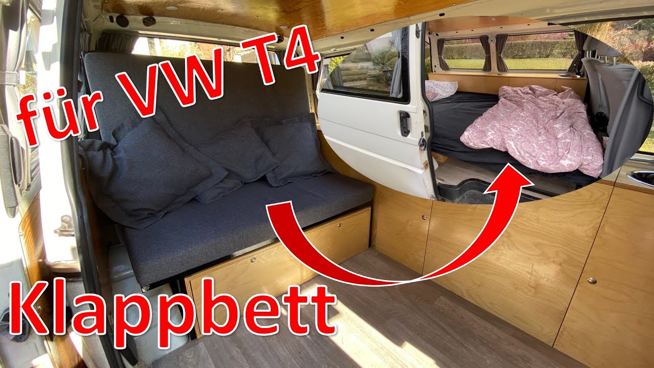 VW T4 Camper Umbau | Klappbett Vorstellung| F.11 #Vanlife
