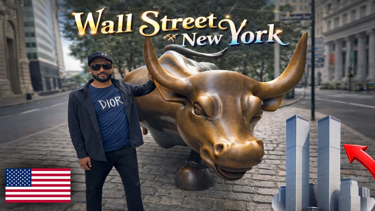Wall Street New York 🇺🇸 | Charging Bull, 9/11 Memorial & Financial Capital