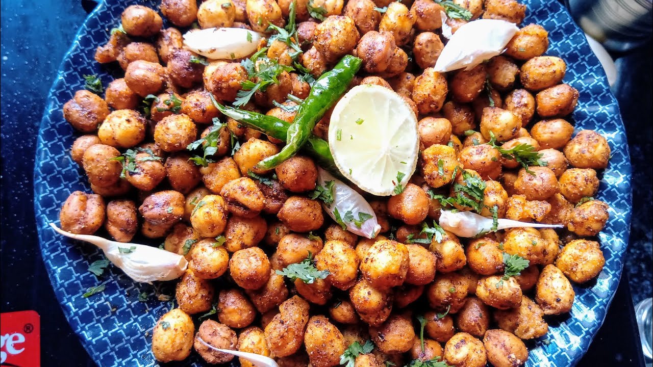 Chana Garlic Dry Recipe || Restaurant style starter