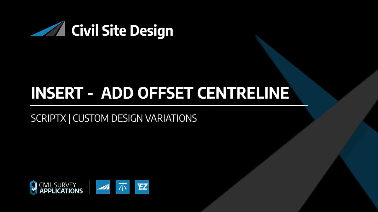 Civil Site Design | Custom Variation - Add Offset Centreline