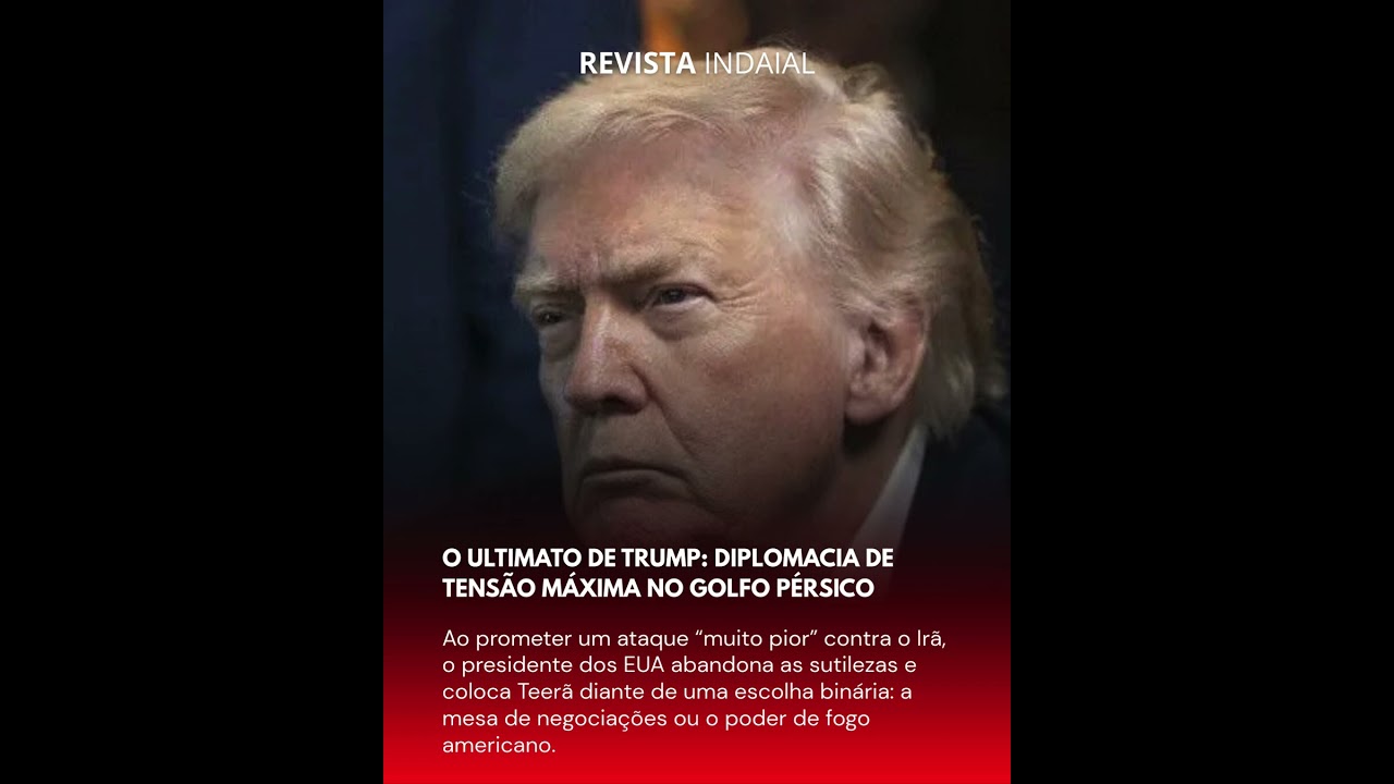 O Ultimato de Trump: Diplomacia de Tens&atilde;o M&aacute;xima no Golfo P&eacute;rsico  #indaial #noticias #trump