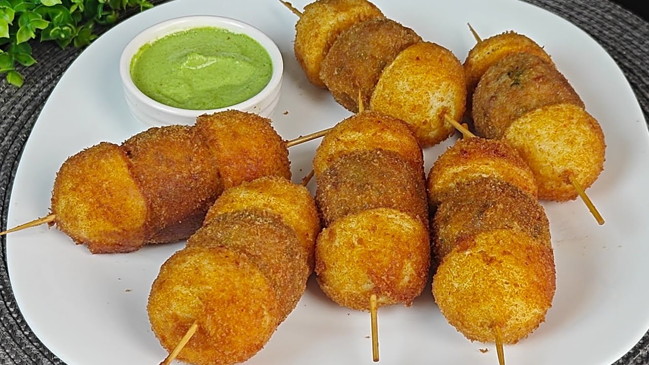 Crispy Egg Snacks | Cheesy Potato Egg Snack Recipe