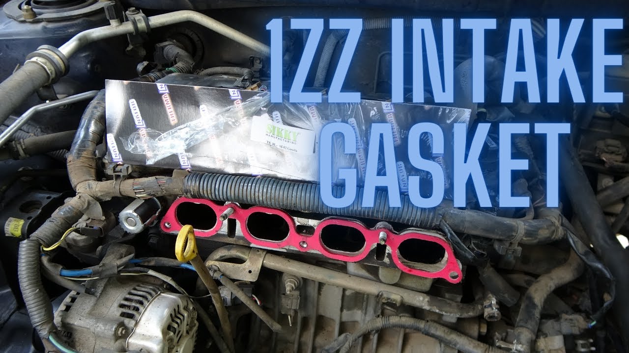 1zz intake gasket change with sikky manifold insulator pontiac vibe toyota matrix