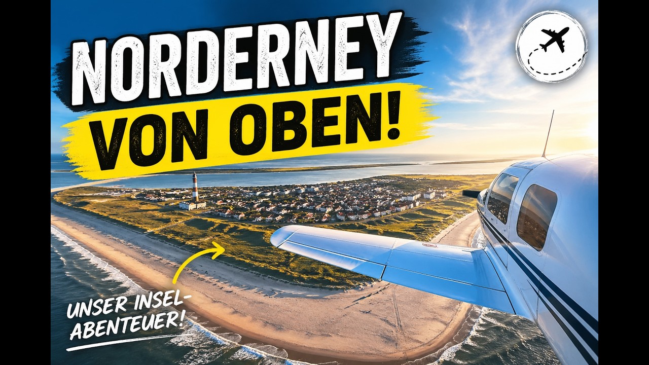 Fliegen nach Norderney | Ausflug mit eigenem Flugzeug PA-28 Cherokee