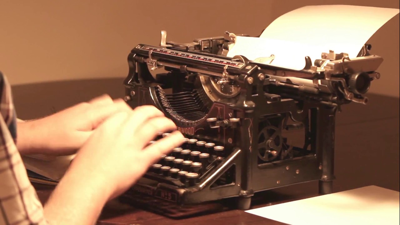 Typewriting - 1911 Underwood No.5 typewriter