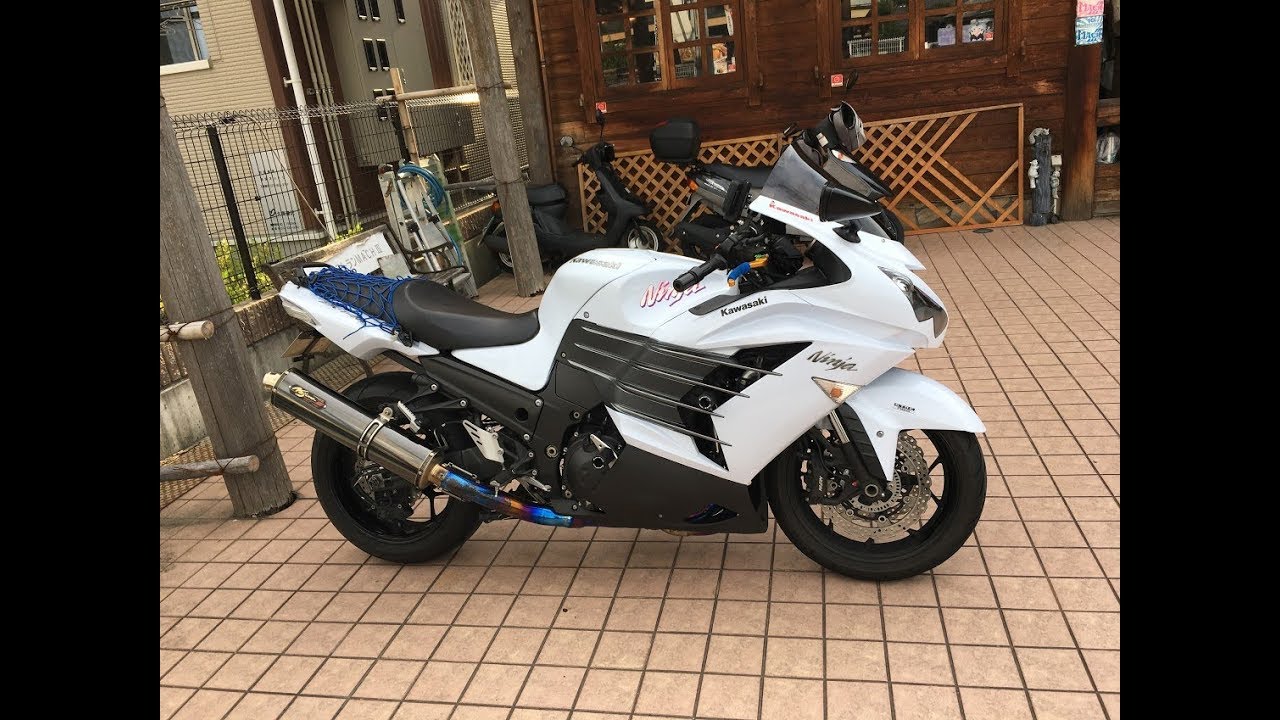 NOJIMAサウンドを聞いて　2013 カワサキ Ninja ZX-14R　2013 Kawasaki Ninja ZX14R　2013 カワサキ・ZZR1400　兵庫県　神戸