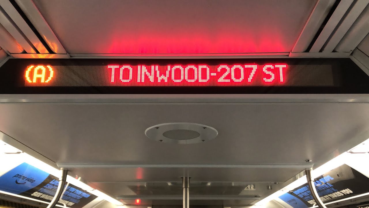 (Late Night) The 8 Avenue Line: R179 A Train Ride from Far Rockaway-Mott Ave to Inwood-207th Street