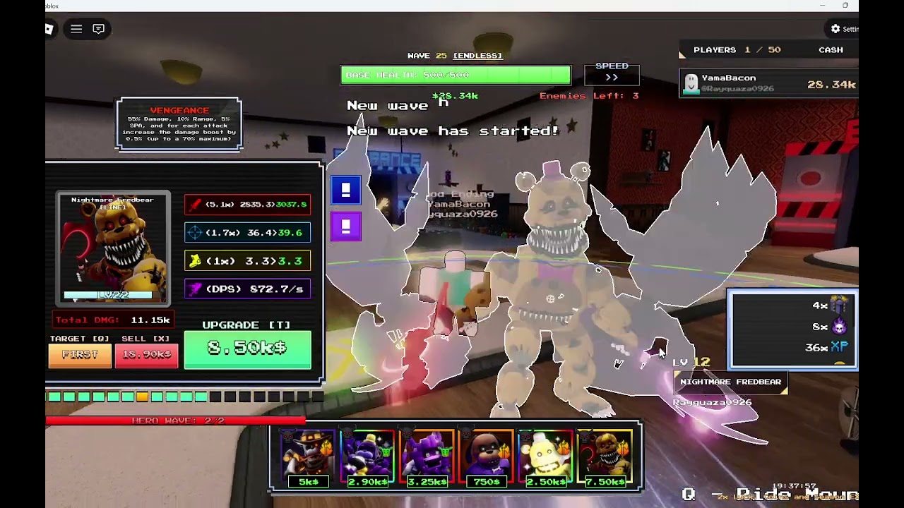 FNTD2 | Showcasing New Hero; Nightmare Fredbear! He's Busted