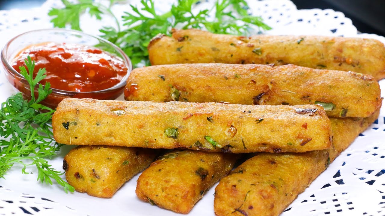 Crunchy Bread Potato Sticks | Delicious Party Appetizer | Kanak's Kitchen