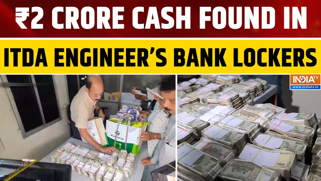 Odisha Vigilance Recovers Over ₹2 Crore Cash From ITDA Engineer Baikuntha Nath Behera's Bank Lockers